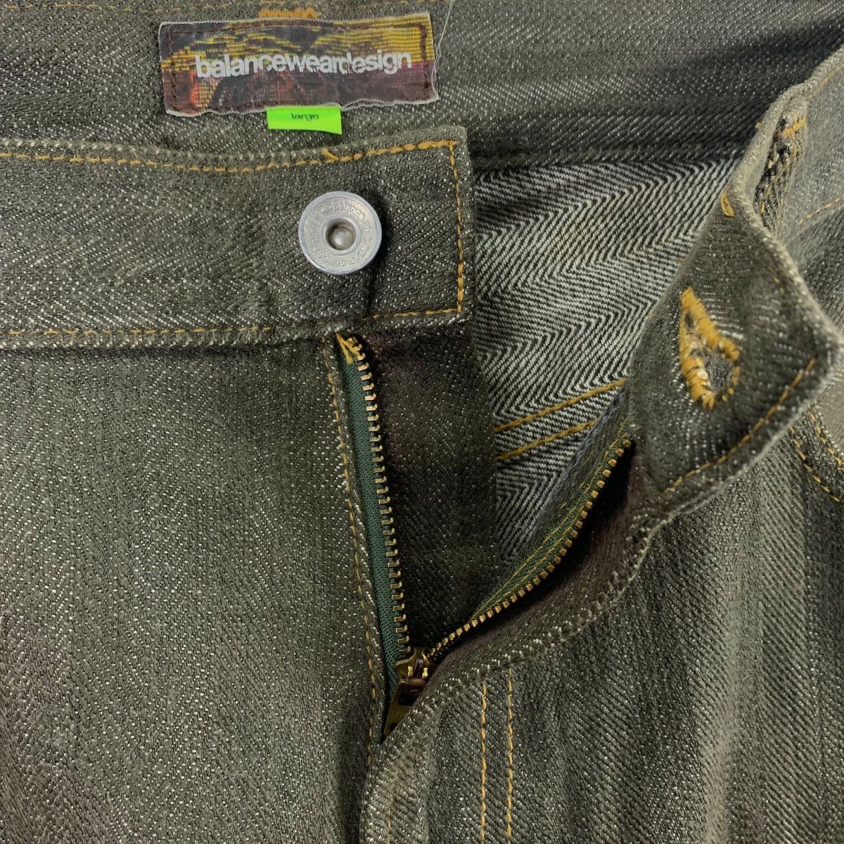 Japanese Brand BALANCEWEARDESIGN Japanesebrand jeans Size US 36 / EU 52 - 13 Thumbnail