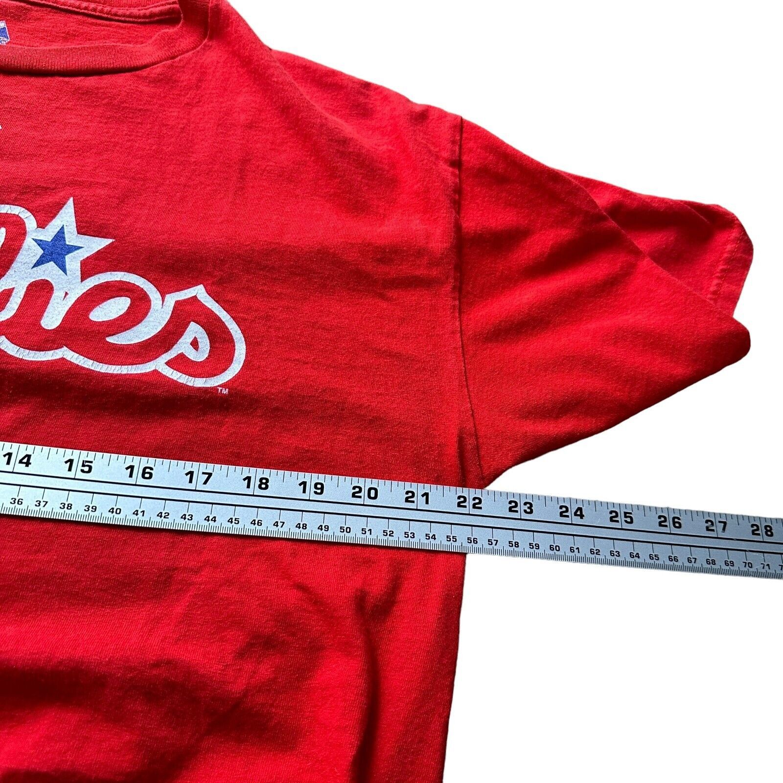 Majestic Majestic Philadelphia Phillies Cole Hamels T-Shirt Men L Red Size US L / EU 52-54 / 3 - 6 Thumbnail