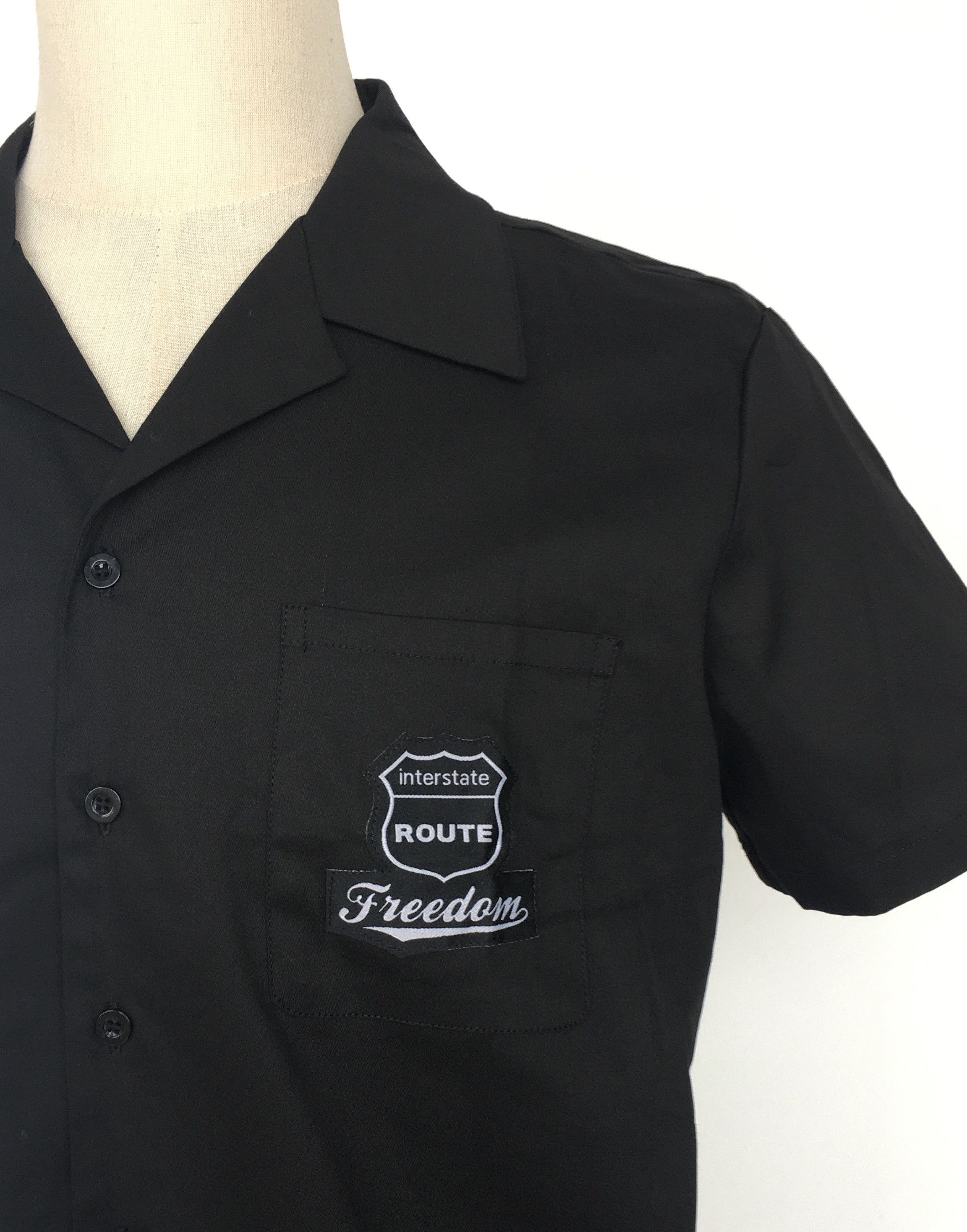 Other Black Men Shirts Patch Pocket White Panel Vintage Style Size US XXL / EU 58 / 5 - 5 Thumbnail