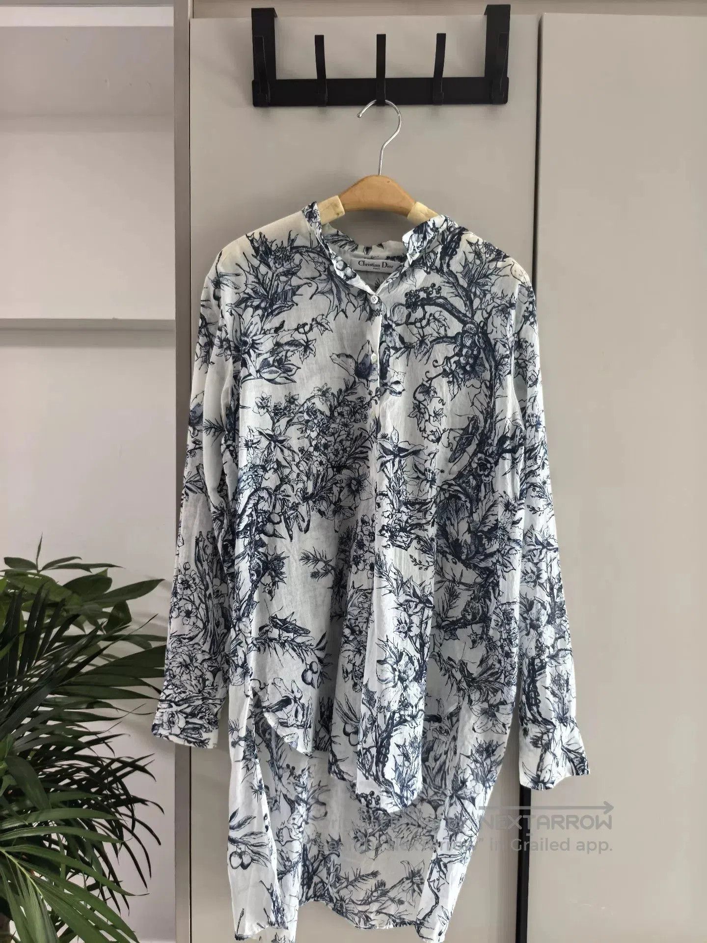 Dior DIOR Cruise Toile de Jouy Cotton Long-Sleeve Shirt. Size XS / US 0-2 / IT 36-38 - 1 Thumbnail