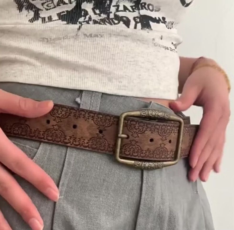 Japanese Brand 💥Harajuku retro high end streetwear Belt Size ONE SIZE - 2 Thumbnail