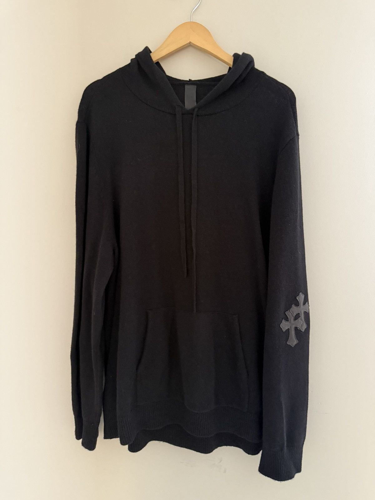 Chrome Hearts Chrome Hearts Cashmere Cross Patch Hoodie