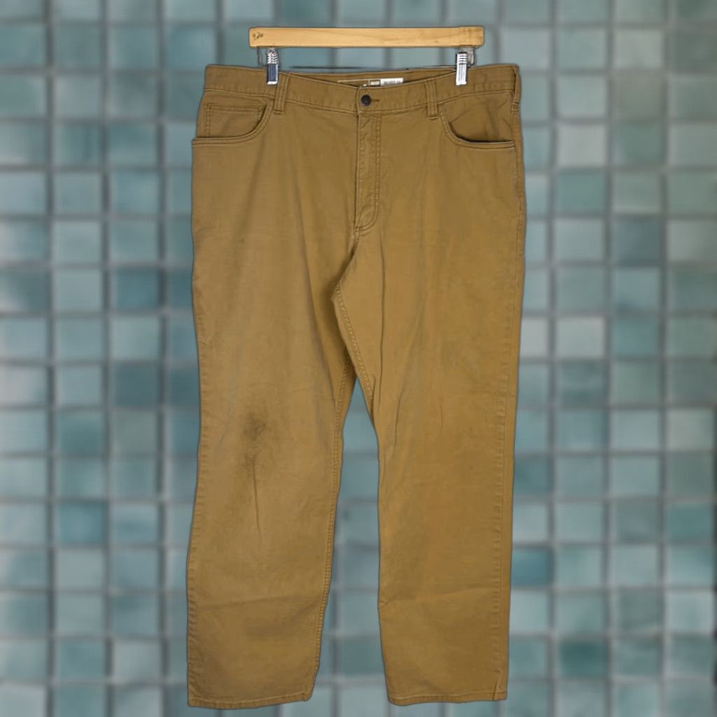 Carhartt VINTAGE Carhartt Mens Relaxed Fit Rugged Flex Work Pants BN2517-M size 40x32 Tan Carpente­r? Size US 40 / EU 56 - 1 Thumbnail