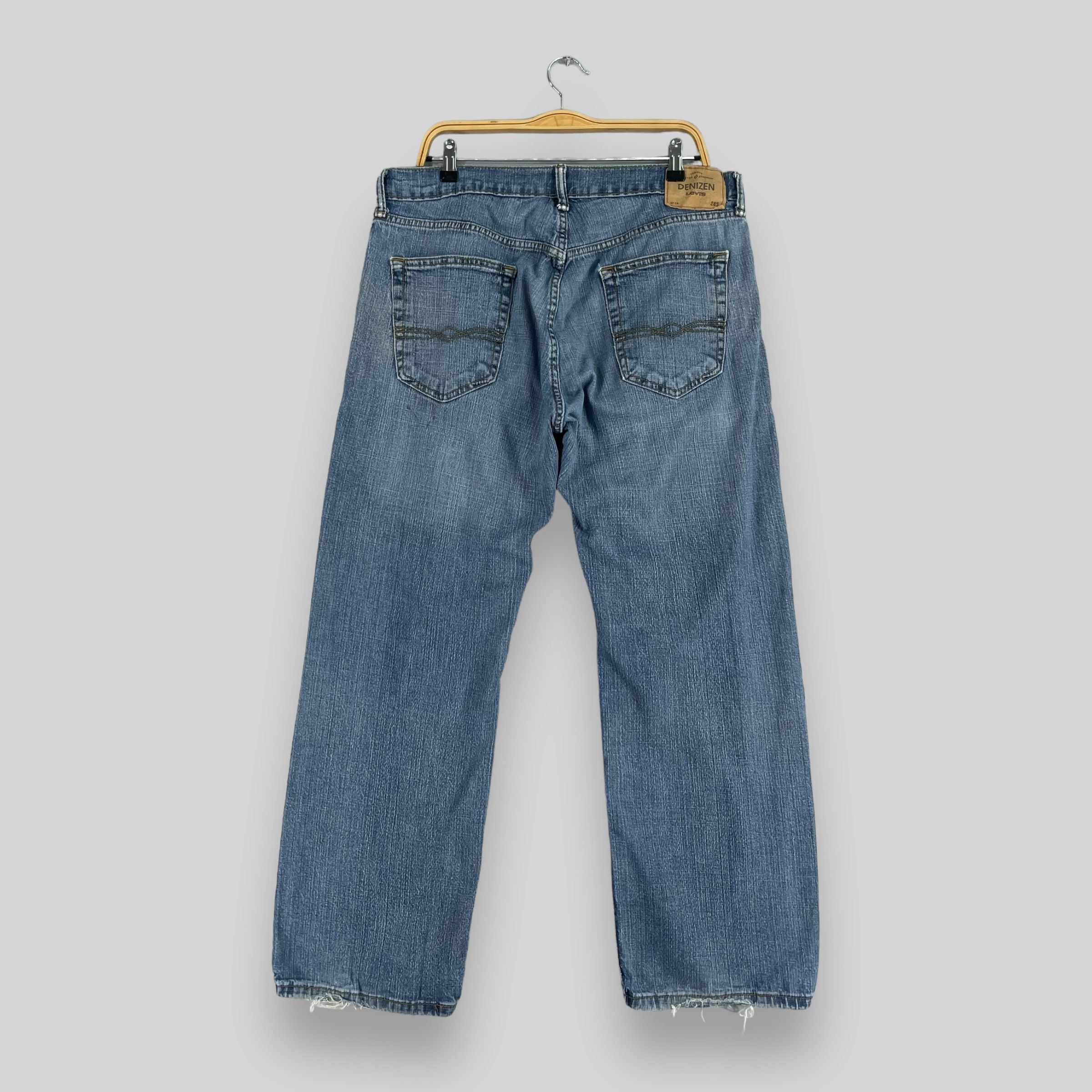 Levi's Size 37 Vintage Levis 285 Denizen Distressed Dirty Jeans Size US 37 - 6 Thumbnail