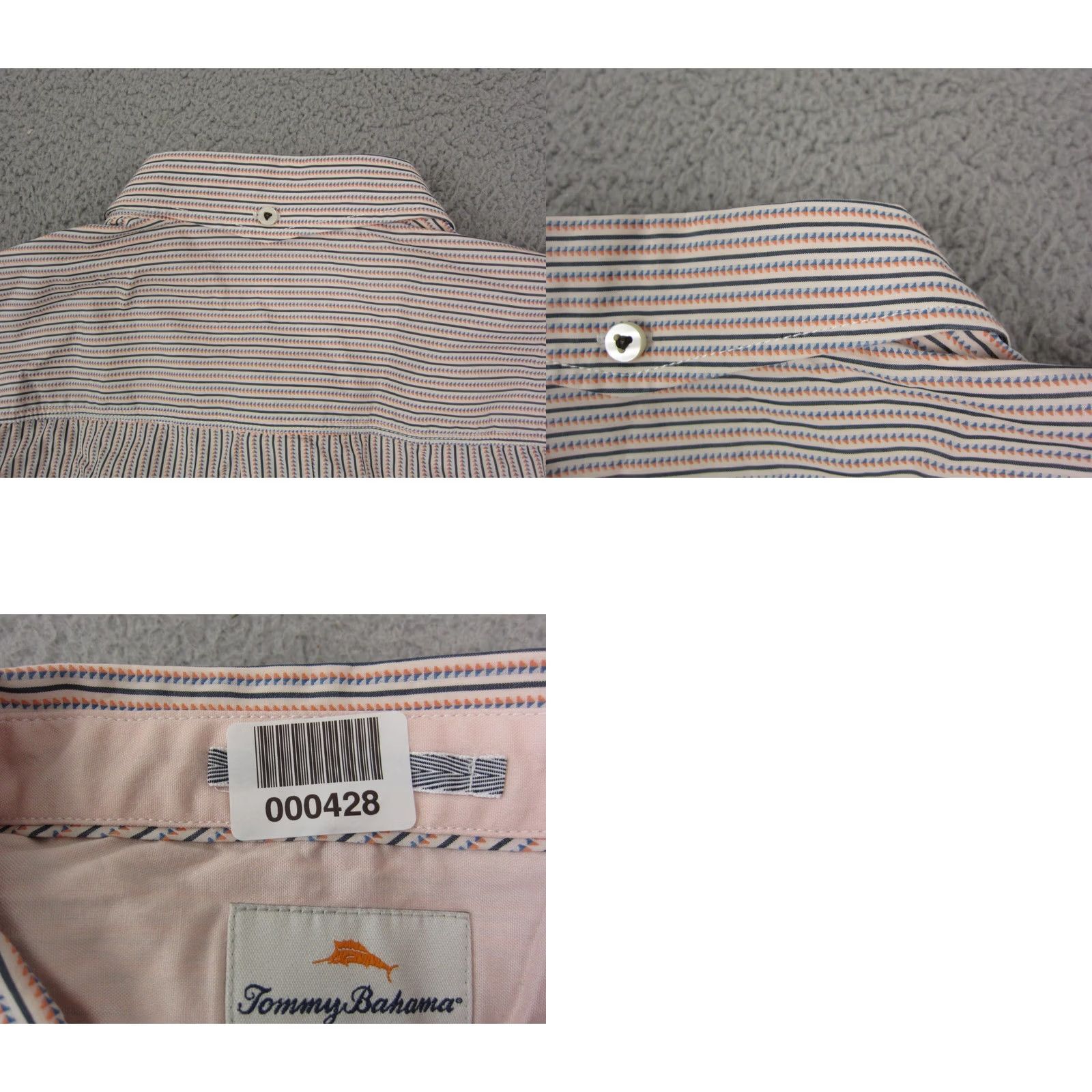 Tommy Bahama Tommy Bahama Shirt Adult Large L Pink Island Modern Fit Geometric Mens Size US L / EU 52-54 / 3 - 9 Thumbnail