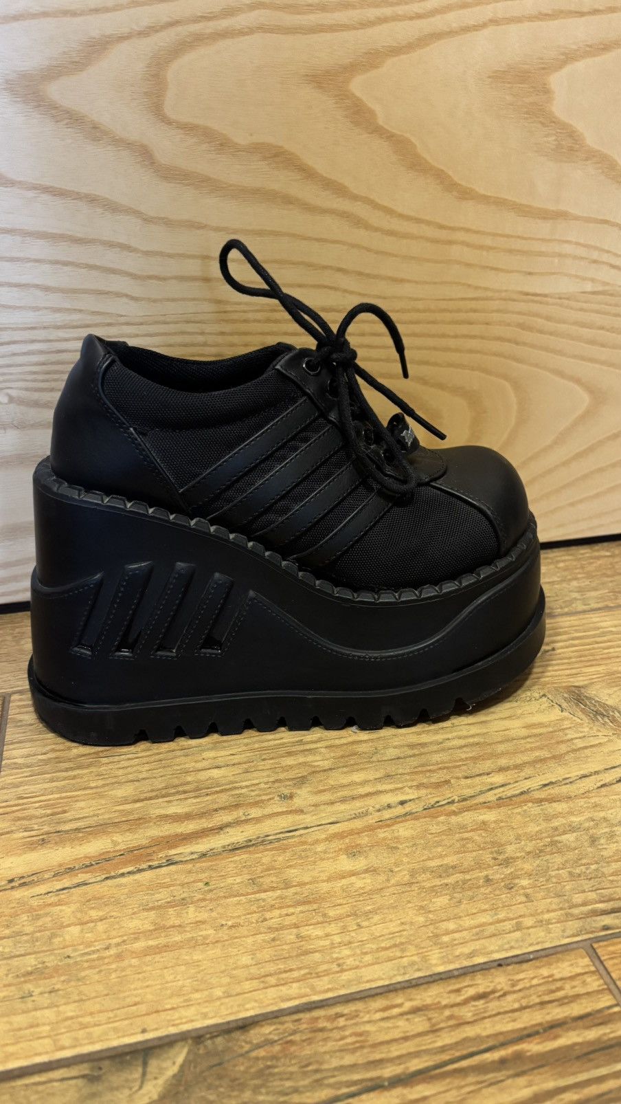 Demonia Cult unisex gothic high-top boots