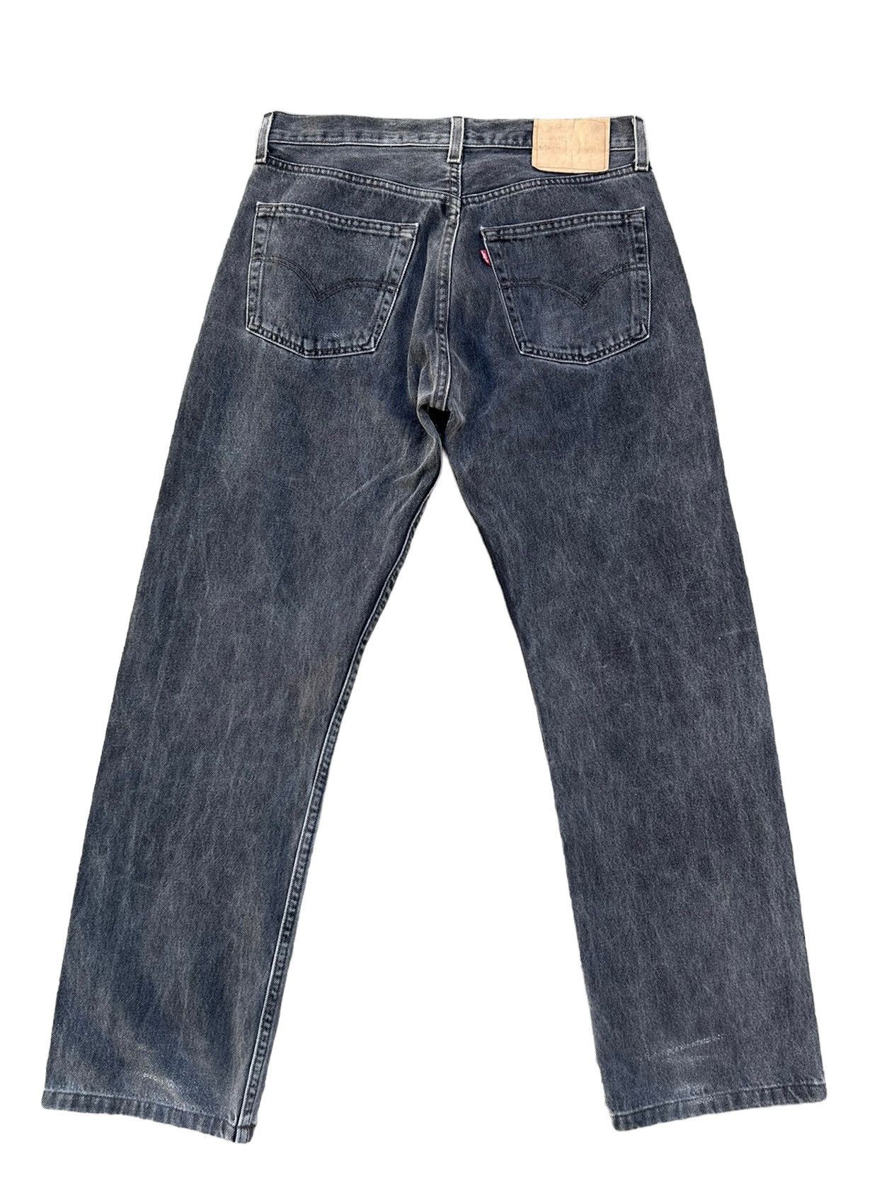 Levi's × Vintage Vintage 1999 Levi’s 501 Usa Faded Black Denim Jeans Size US 31 - 2 Thumbnail
