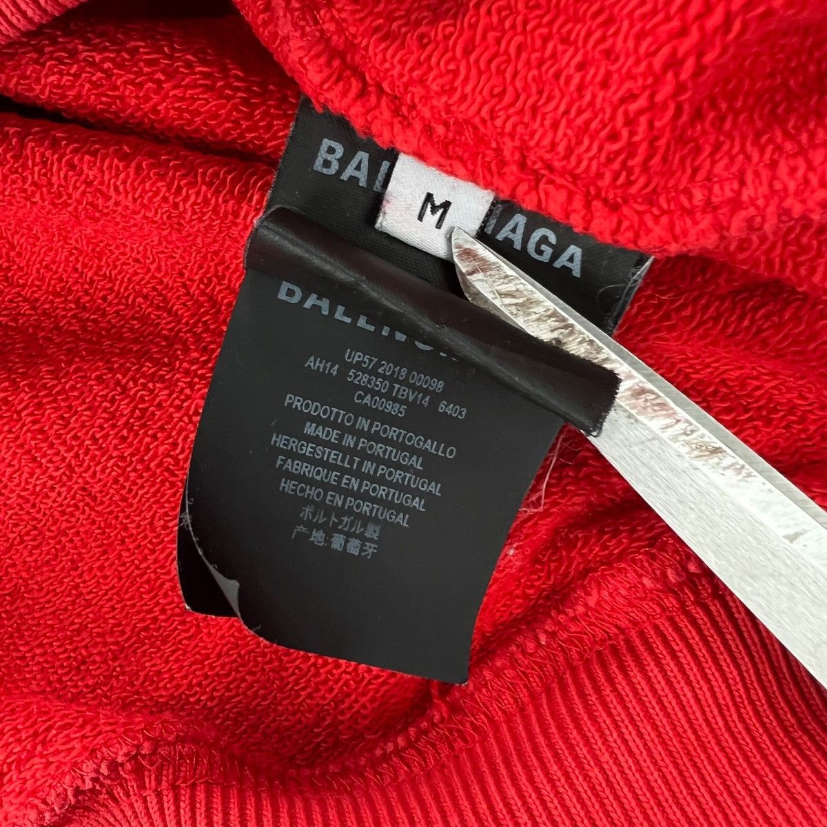 Balenciaga Balenciaga Campaign Logo Red Hoodie Size US M / EU 48-50 / 2 - 9 Thumbnail