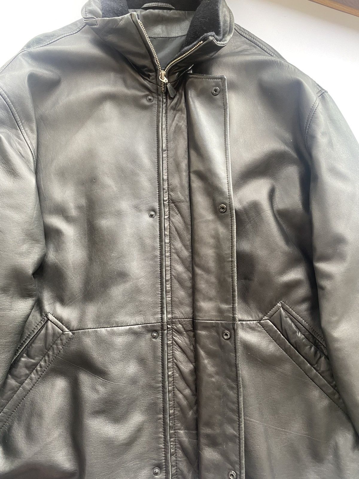 Yves Saint Laurent GRAIL RARE yves Saint laurent leather jacket M/L Size US L / EU 52-54 / 3 - 4 Thumbnail