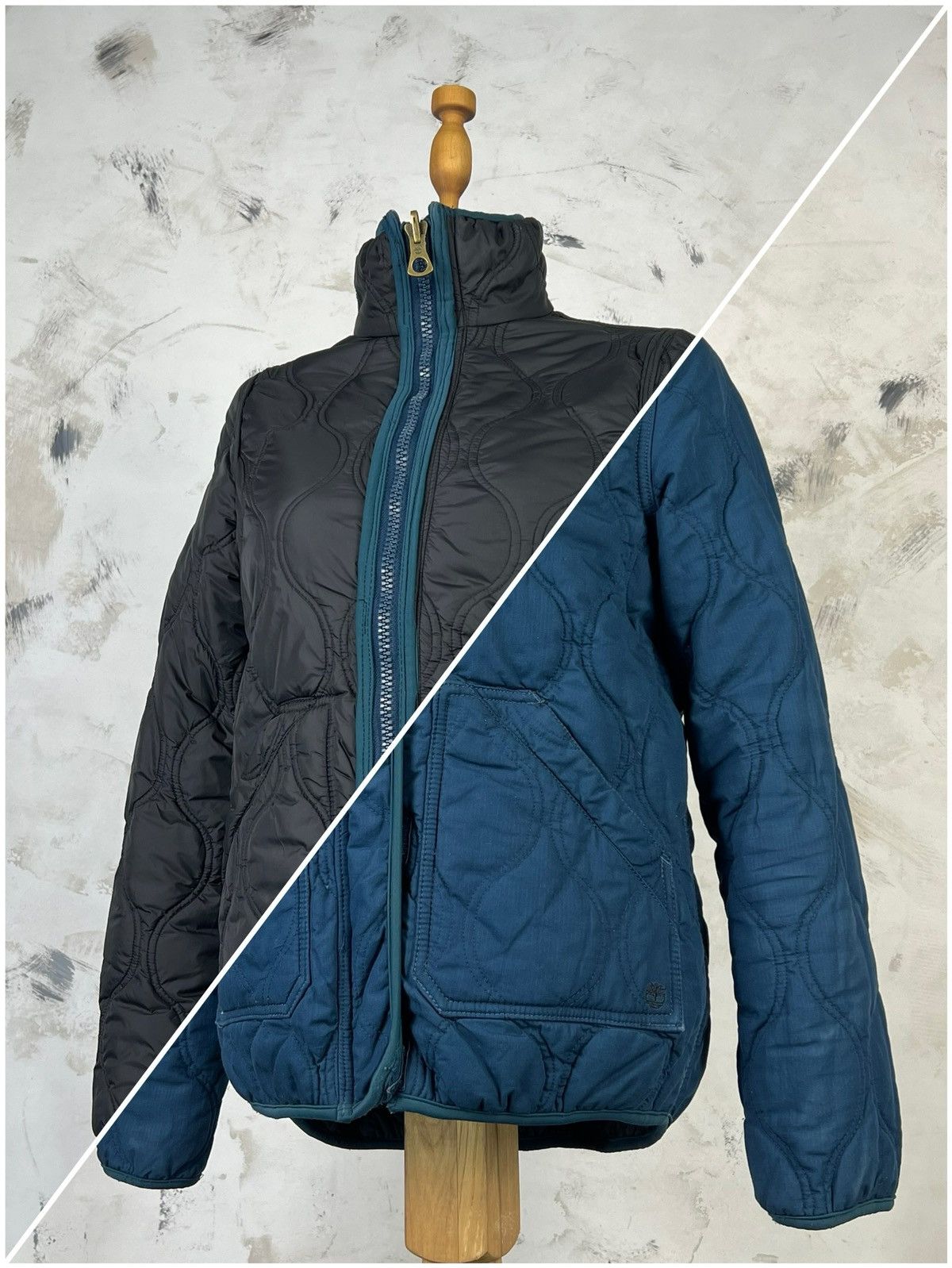 Timberland Vintage Timberland Reversible Quilted Jacket Size S - M 6 Size M / US 6-8 / IT 42-44 - 1 Thumbnail