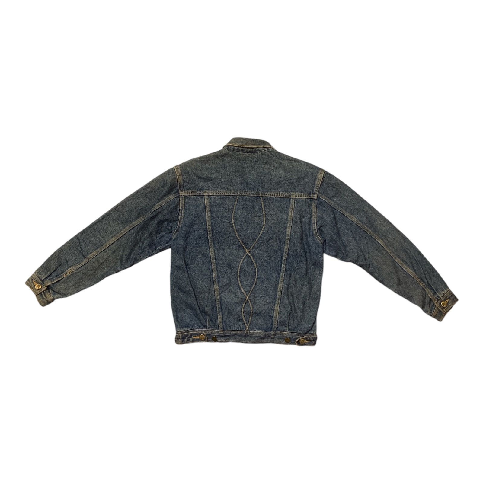 Japanese Brand Rare Design Vintage Used By Pinpai Denim Jackets Size S / US 4 / IT 40 - 2 Thumbnail