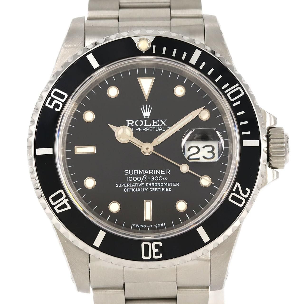 Rolex Rolex Rolex Submariner Date Stainless Steel Automatic Metal Automatic 16610 DUTY FREE for USA Size ONE SIZE - 1 Thumbnail