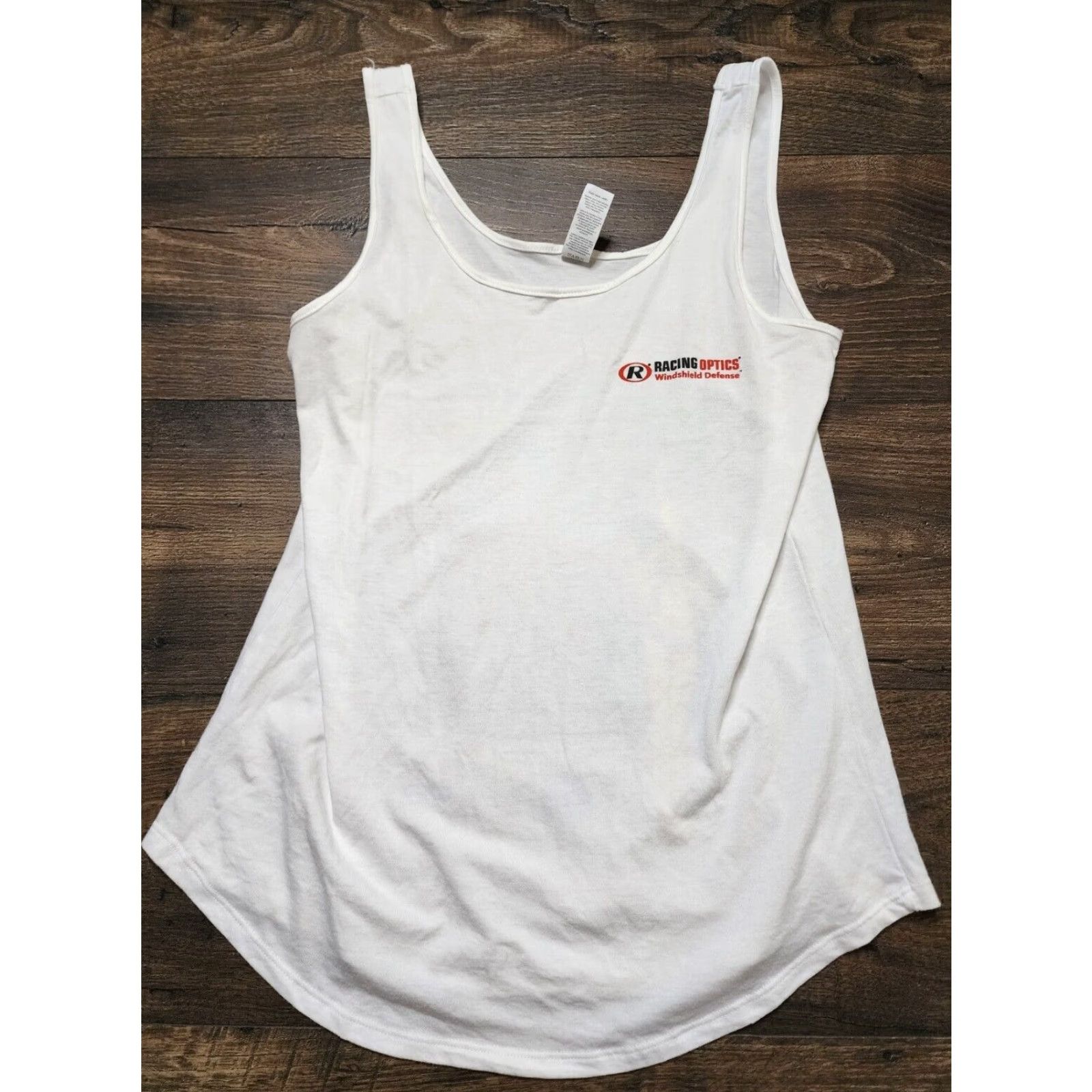 Vintage Womens District S White Beach Tank Top Scoop Neck Double-Sided Jersey Casual Size S / US 4 / IT 40 - 4 Thumbnail