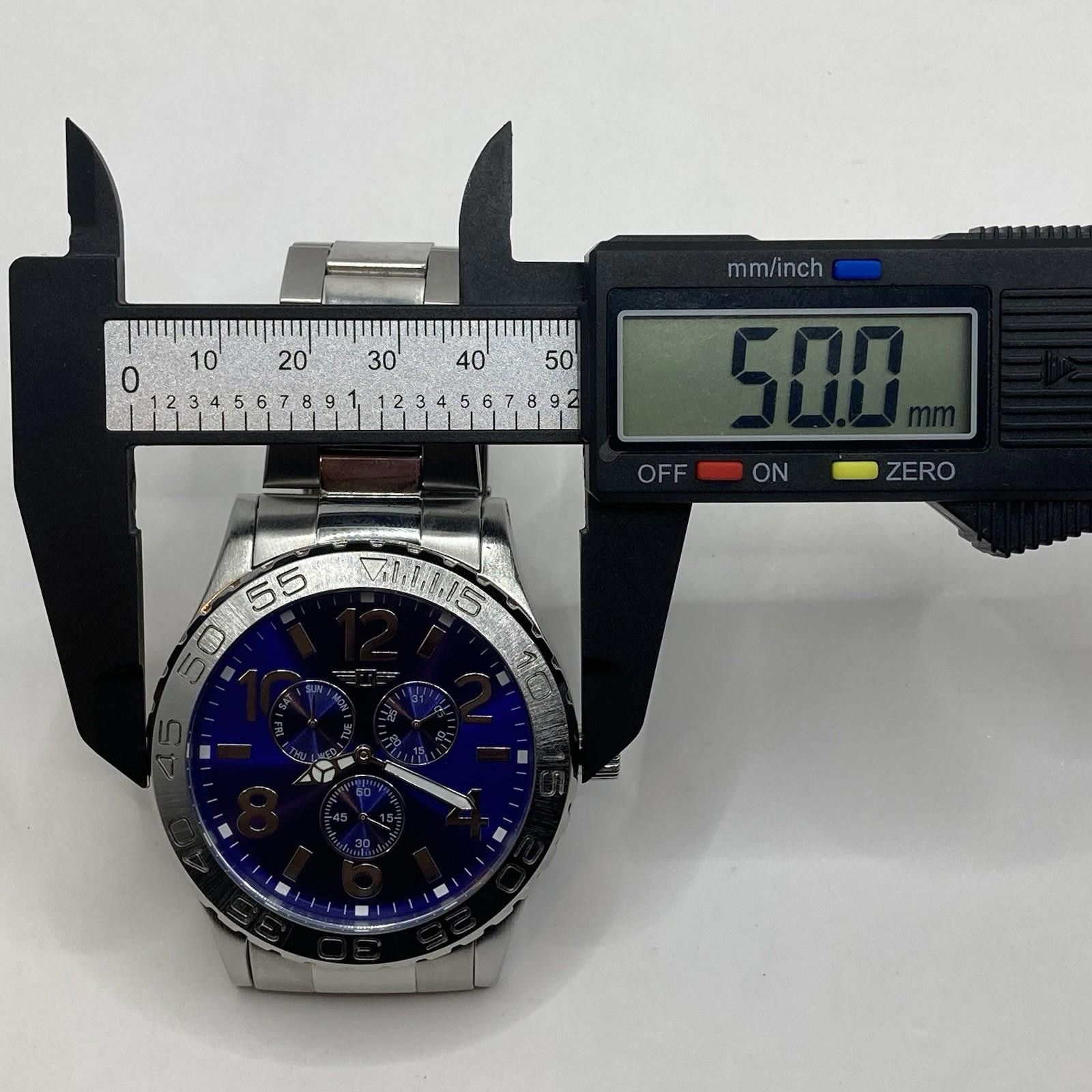 Invicta I By Invicta Men’s Diver Watch Blue Dial Silver Steel Band Size ONE SIZE - 7 Thumbnail