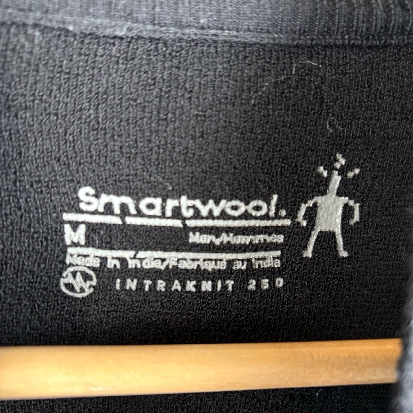 Smartwool Smartwool Intraknit 250 Shirt Mens M Black 1/4 Zip Pullover Merino Wool Lightweight Outdoor Activewear Long Sleeve Fall Winter Size US M / EU 48-50 / 2 - 3 Thumbnail