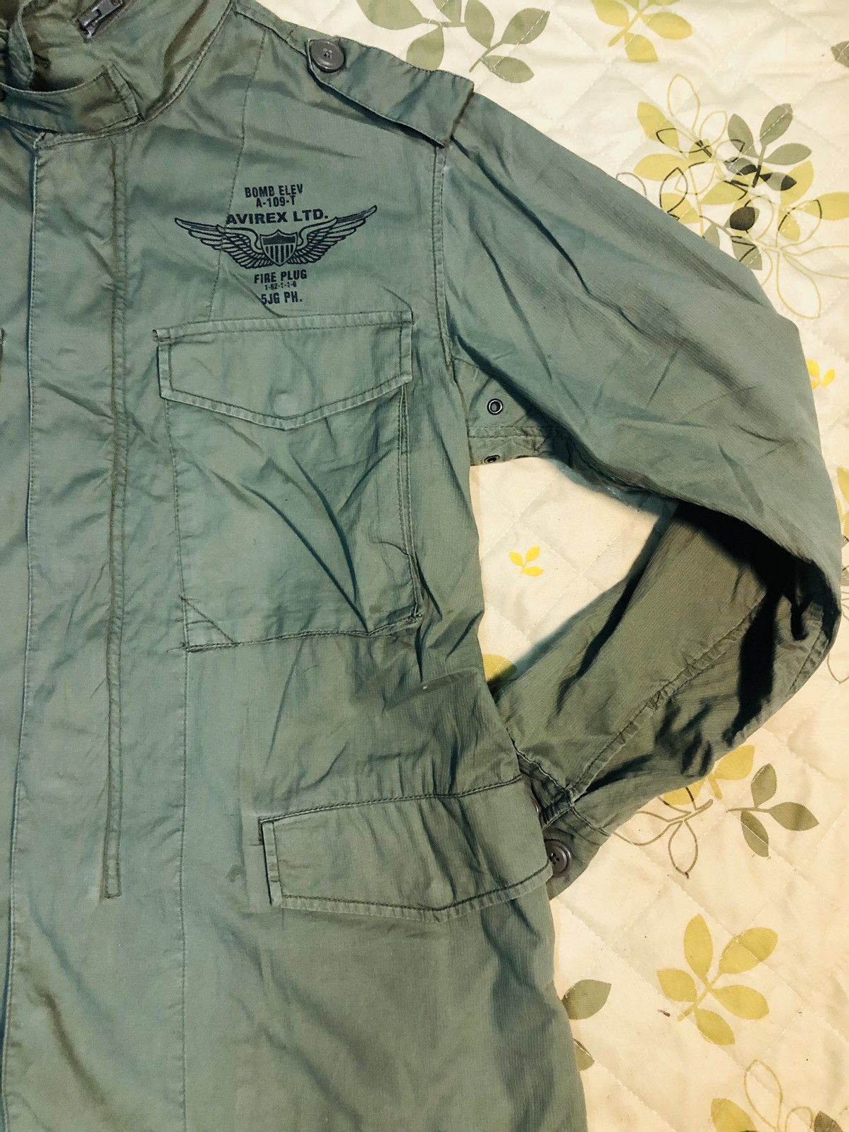 Avirex Avirex Military Zippered Jacket (30) Size US L / EU 52-54 / 3 - 5 Thumbnail