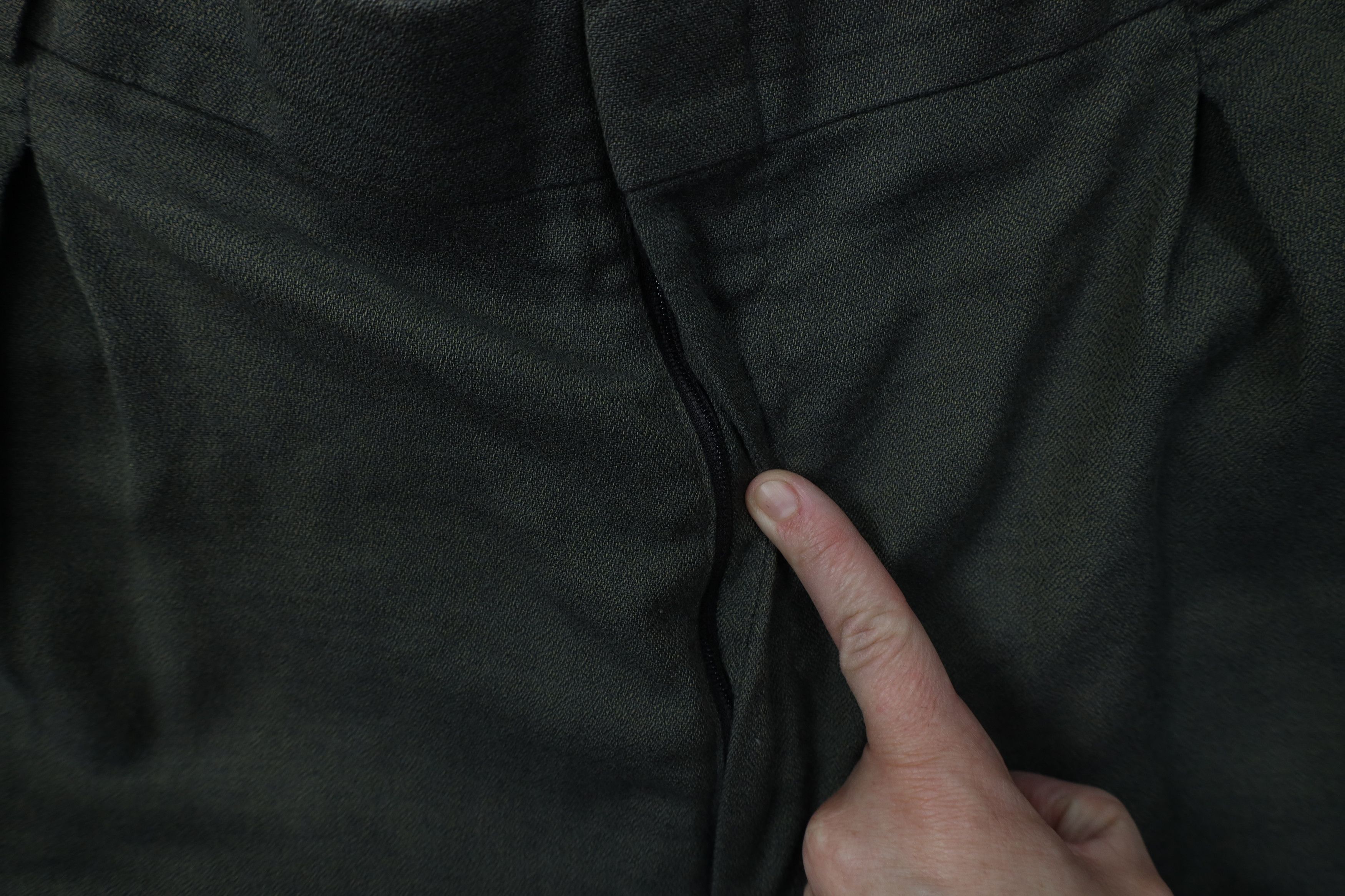 Vintage Vintage 90s Streetwear Wool Blend Knit Wide Leg Pants Size US 42 / EU 58 - 8 Thumbnail