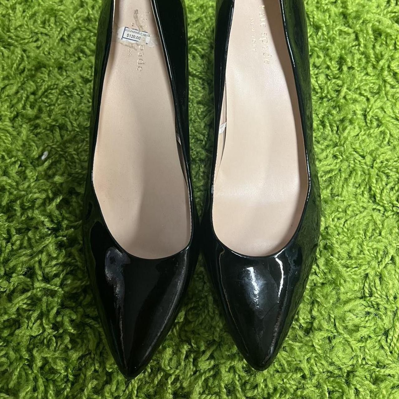 Kate Spade Women's Kate Spade Black Patent Leather Pointed Toe Pumps. Size US 9 / IT 39 - 1 Thumbnail