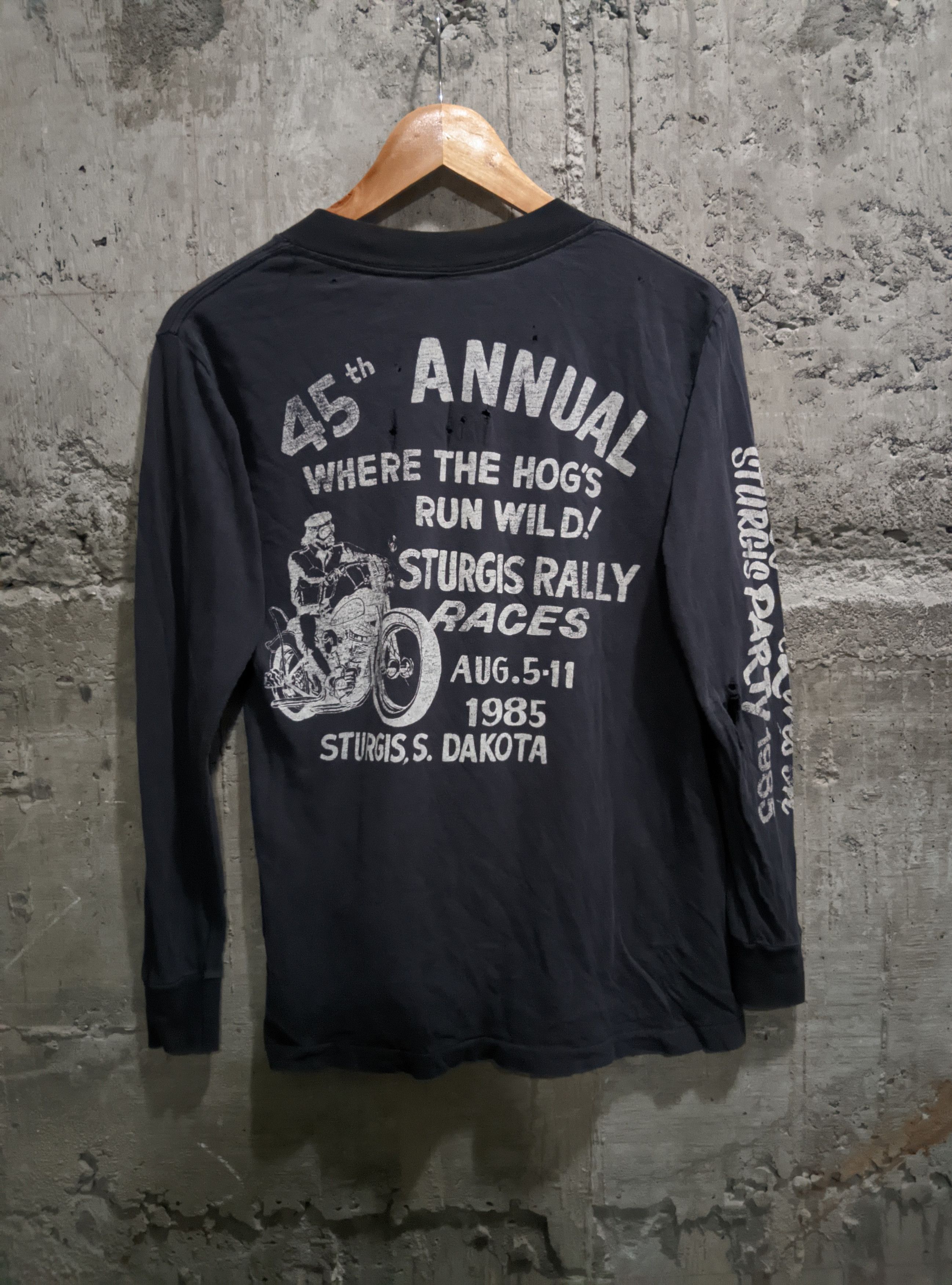 Vintage Vintage 1985 sturgis sun fade distressed erd wcc Size US S / EU 44-46 / 1 - 2 Thumbnail