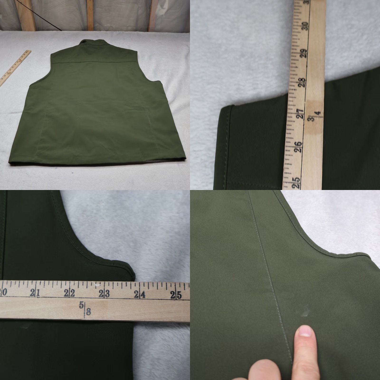 Vintage 5.11 Vest Men Large Green Full Zip Fleece Lined Tactical Soft Shell Water Resistant Size US L / EU 52-54 / 3 - 8 Thumbnail