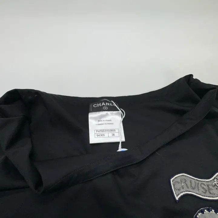 Chanel Chanel Casual Solid Short Sleeve Top Size M / US 6-8 / IT 42-44 - 4 Thumbnail