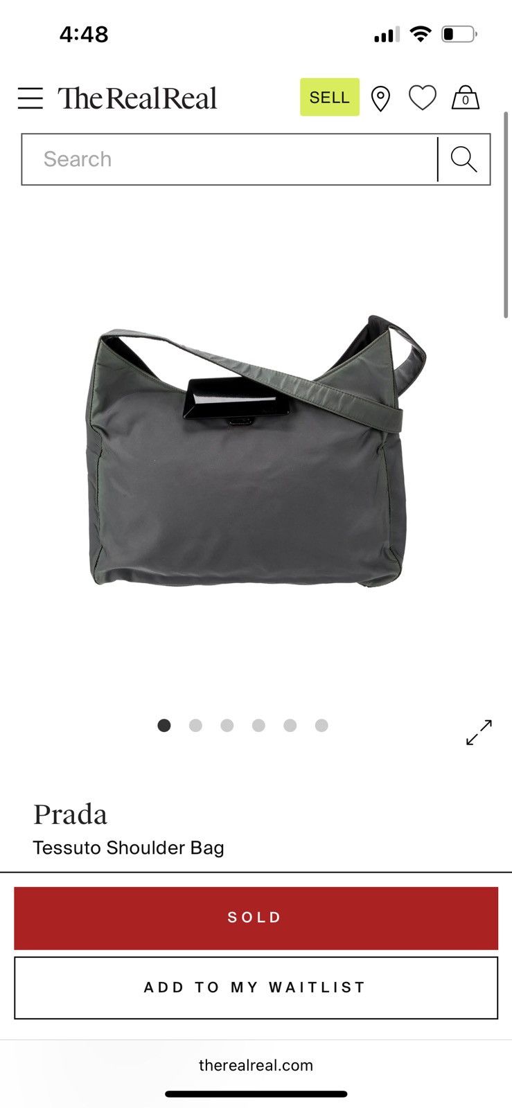 Prada PRADA TESSUTO NYLON BAG Size ONE SIZE - 5 Thumbnail
