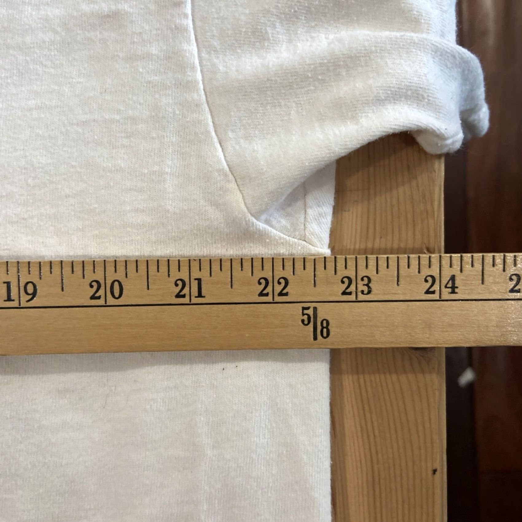 Fruit Of The Loom VINTAGE Fruit of the Loom T-Shirt Men Short Sleeve XL Beige Stitch 90s Size US XL / EU 56 / 4 - 5 Thumbnail