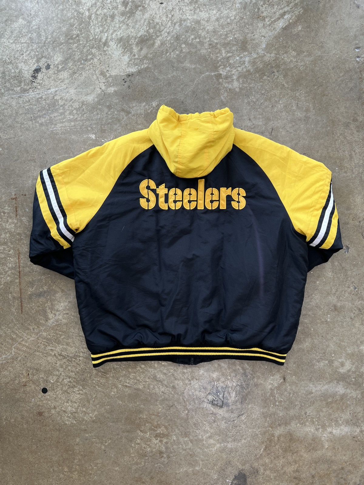 NFL Vintage NFL Pittsburgh Steelers Jacket XXL Size US XXL / EU 58 / 5 - 2 Thumbnail