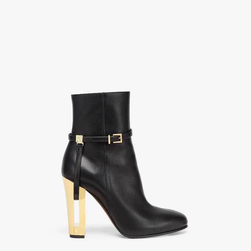 Fendi o1B3y1r0426 Delfina Boots in Black Size US 7 / IT 37 - 1 Thumbnail