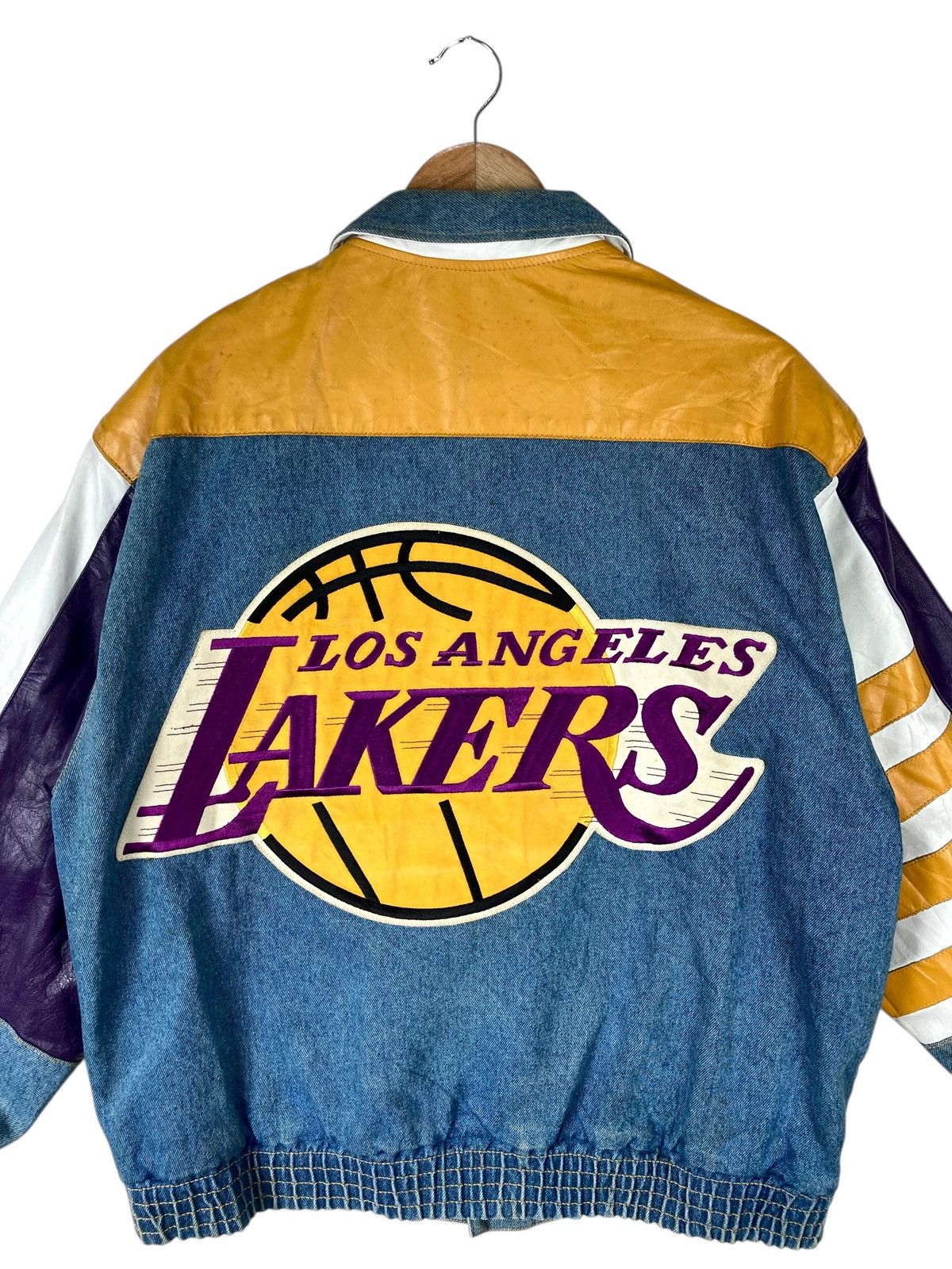 Jeff Hamilton Vintage 1993 NBA Los Angeles Lakers Jeff Hamilton Jacket Size US S / EU 44-46 / 1 - 5 Thumbnail