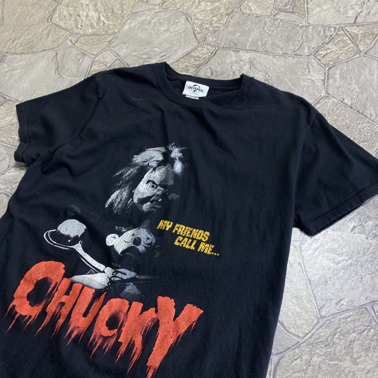 Universal Studios Chucky T-Shirt Big logo Black L Size US L / EU 52-54 / 3 - 2 Thumbnail