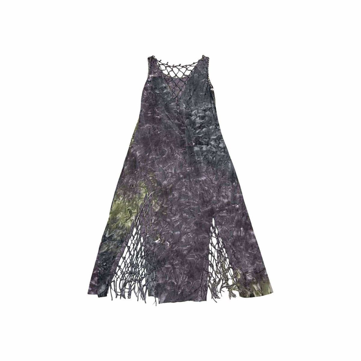 14th Addiction 🔥Japanese Y2K Taku Acid Tie Dye Mesh Dress If Six Was Nine Size M / US 6-8 / IT 42-44 - 8 Thumbnail