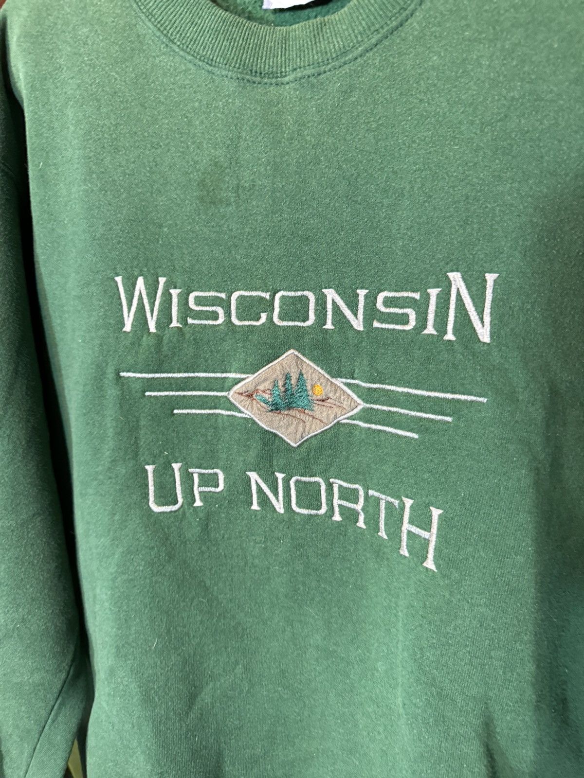 Vintage Vintage Up North Wisconsin Sweatshirt Size US L / EU 52-54 / 3 - 3 Thumbnail
