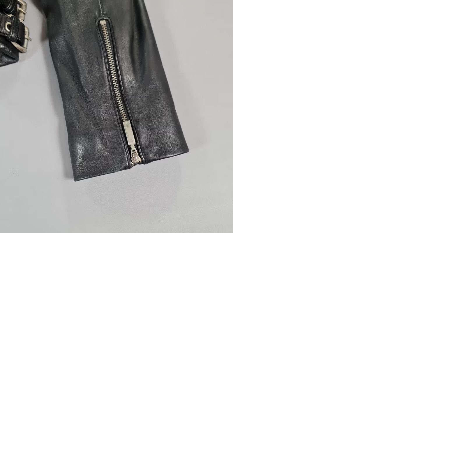 Reiss Reiss Womens Jacket Leather Black XS Biker Motorcycle Soft Lamb Leather Topaz Size XS / US 0-2 / IT 36-38 - 9 Thumbnail