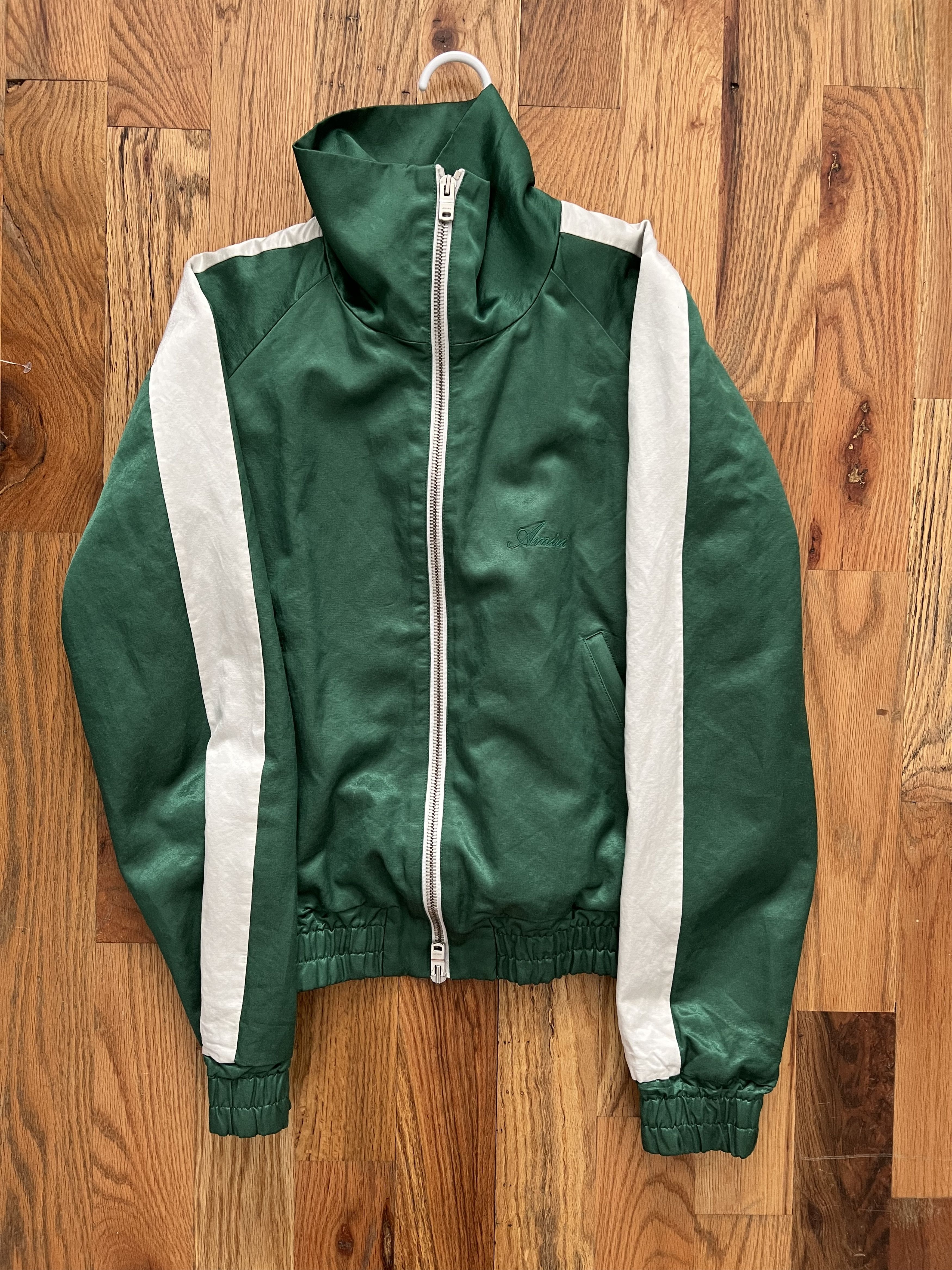 Amiri Satin Zip Up Track Jacket Size US M / EU 48-50 / 2 - 1 Thumbnail
