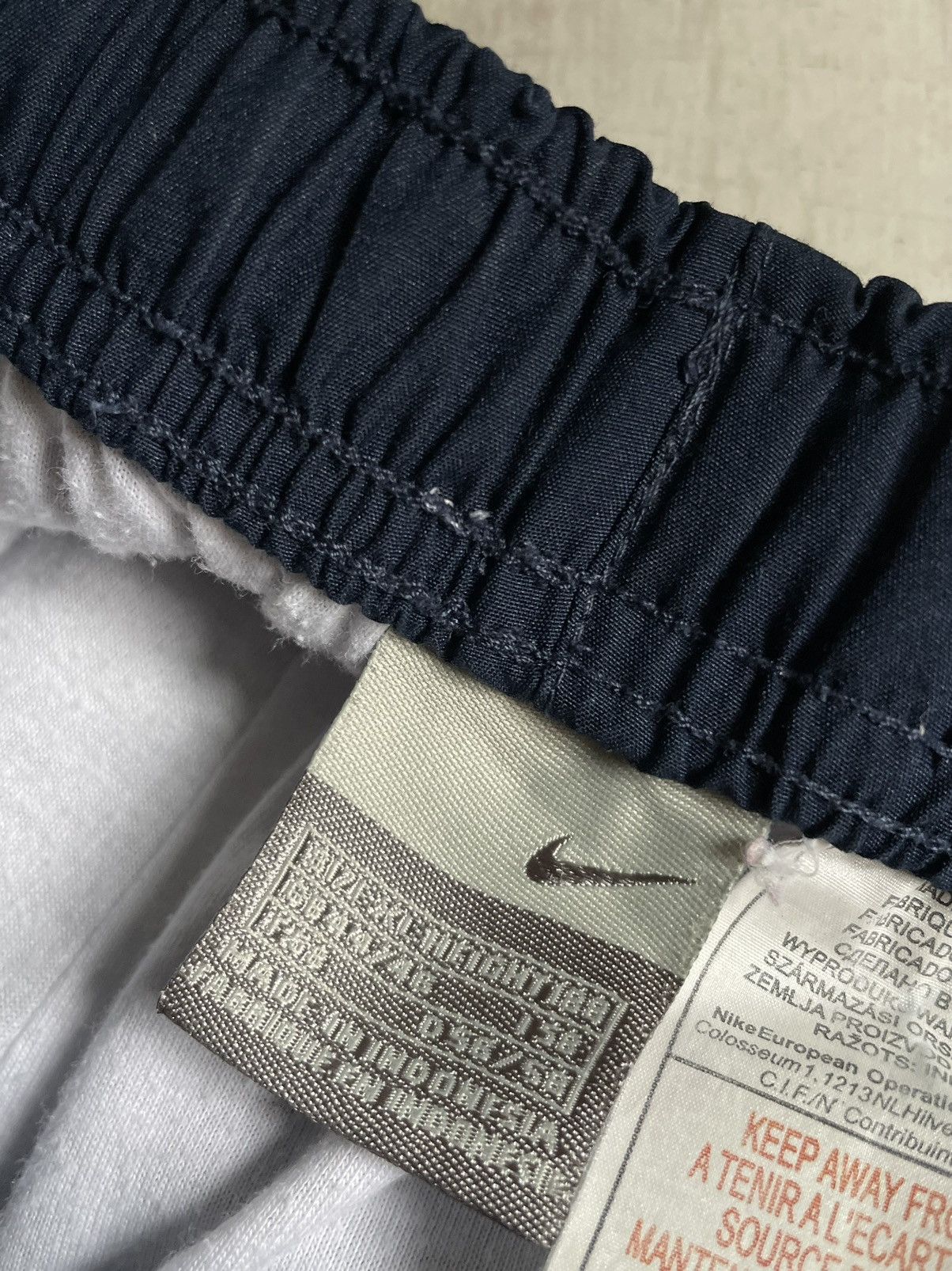 Nike × Vintage Vintage Nike Track Pants Y2K Blue Swoosh Drill Size US 30 / EU 46 - 11 Thumbnail