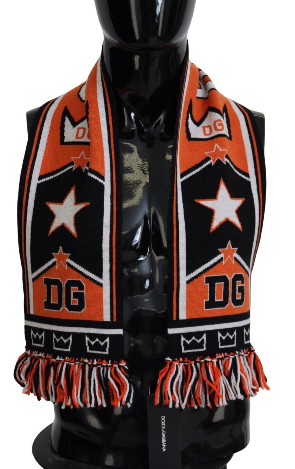 Dolce & Gabbana Elegant Multicolor Wool-Cashmere Men's Men's Scarf Size ONE SIZE - 1 Thumbnail