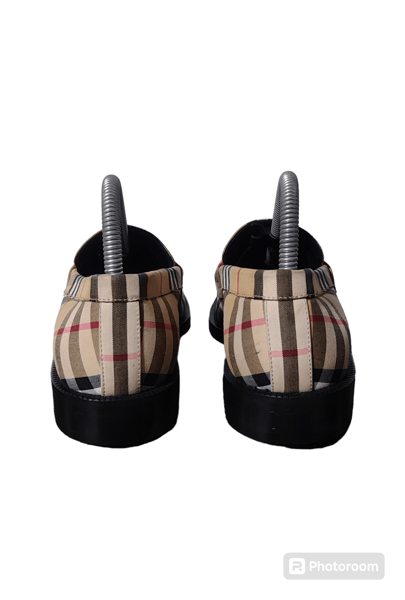 Burberry BURBERRY WOMEN'S BEDMONT CHECK LOAFERS Size US 9 / IT 39 - 9 Thumbnail