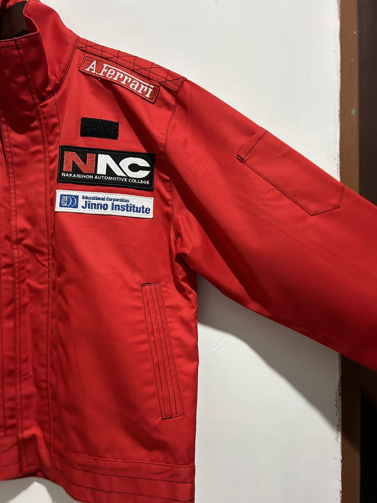 Vintage Vintage 2000s Ferrari Racing Team College Jacket Size US L / EU 52-54 / 3 - 6 Thumbnail