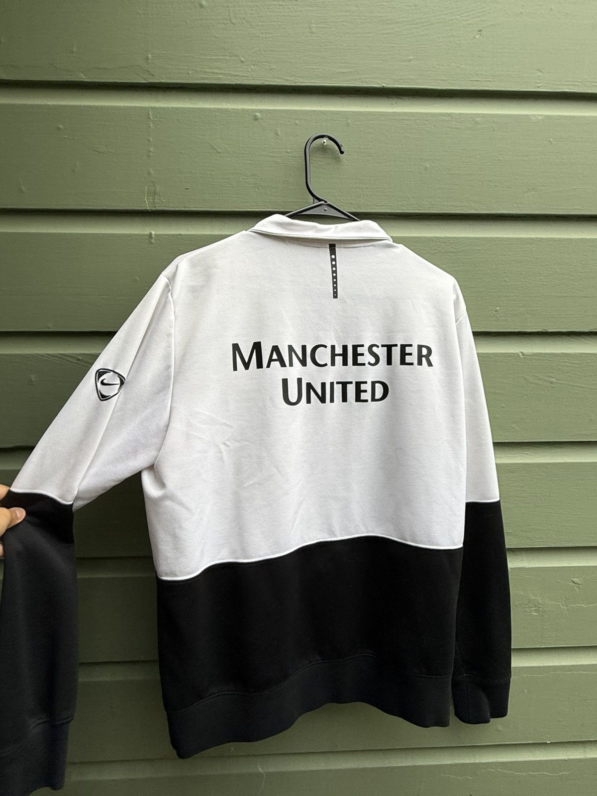 Nike × Vintage 00s Nike Vintage Manchester United Track Jacket Size US L / EU 52-54 / 3 - 6 Thumbnail
