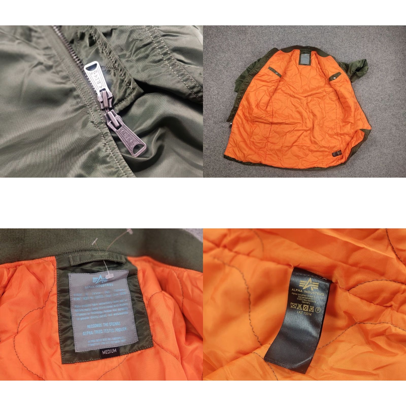 Alpha Industries Alpha Industries MA-1 Long Green Military Bomber Jacket Size US M / EU 48-50 / 2 - 10 Thumbnail