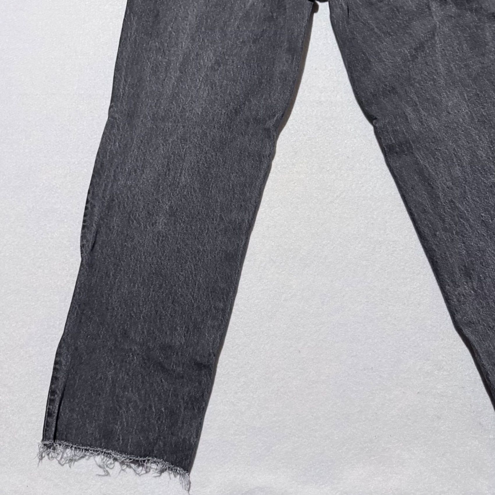 Abercrombie & Fitch Abercrombie & Fitch Mom Paperbag Jeans Womens Denim High Rise Frayed Tapered - 2 Size 26" / US 2 / IT 38 - 7 Thumbnail