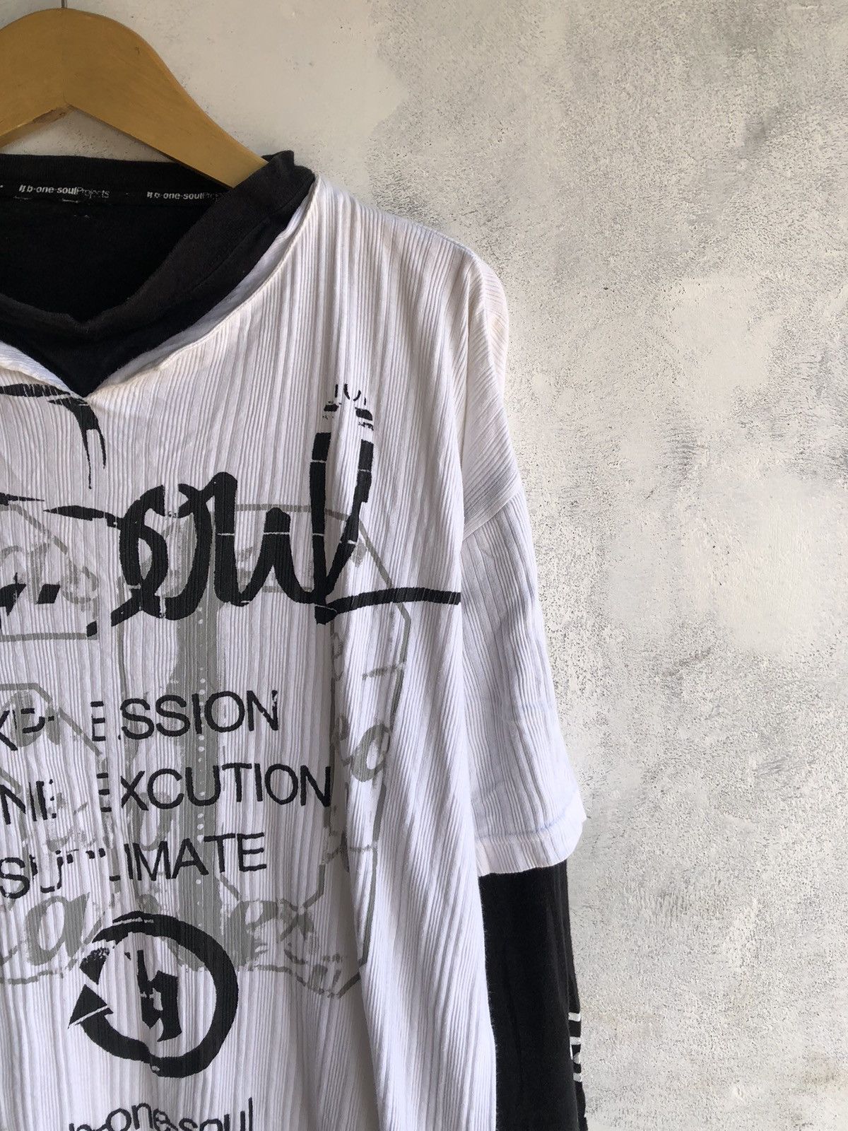 If Six Was Nine Japan Poem Double Layer B-one-soul Rock Punk Style Size US XL / EU 56 / 4 - 4 Thumbnail