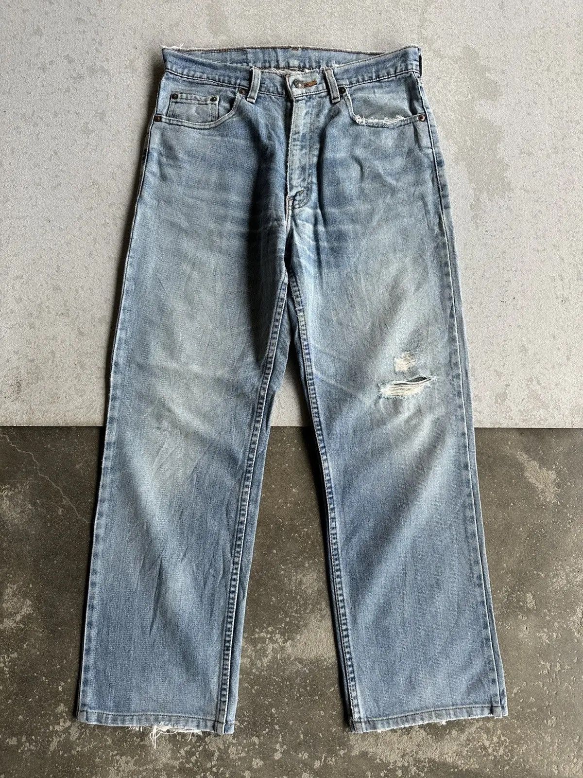 LVC 1990’s Vintage LEVI’S 511-0217 Distressed Denim J09 Pants Size US 30 / EU 46 - 1 Thumbnail