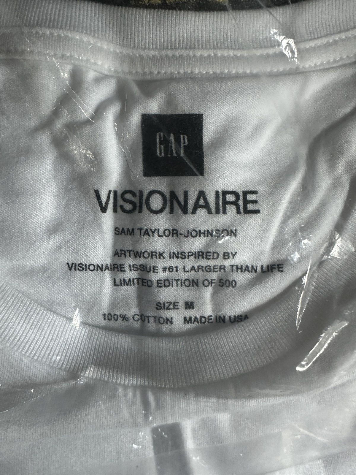 Gap × Visionaire Publications VISIONAIRE X GAP T-SHIRT SAM TAYLOR-JOHNSON Size US M / EU 48-50 / 2 - 2 Thumbnail