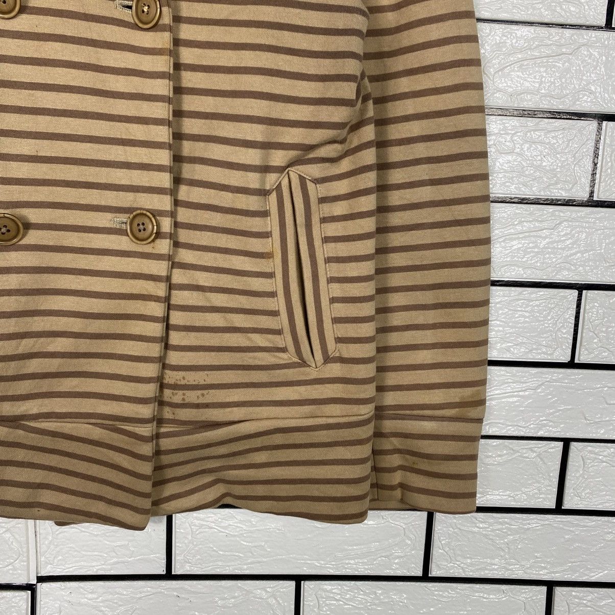 Japanese Brand 📌Vintage Striped Cardigan Bomber Boston Nine Issey Miyake Size US M / EU 48-50 / 2 - 6 Thumbnail