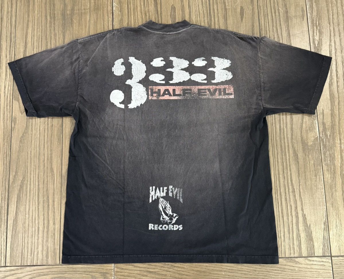 Half Evil ⚡️ Half Evil 333 Underworld Records Tee Shirt Black Size XL ⚡️ Size US XL / EU 56 / 4 - 4 Thumbnail