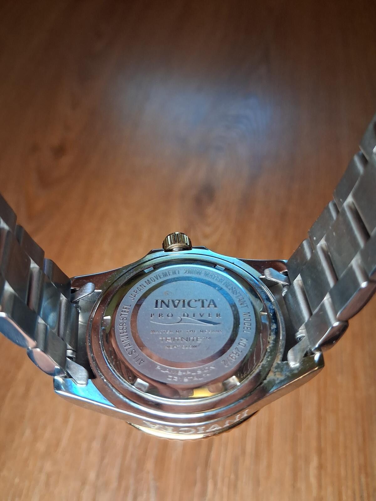 Invicta Invicta Mens Pro Diver Watch Silver Gold Blue Model 26972 Size ONE SIZE - 3 Thumbnail