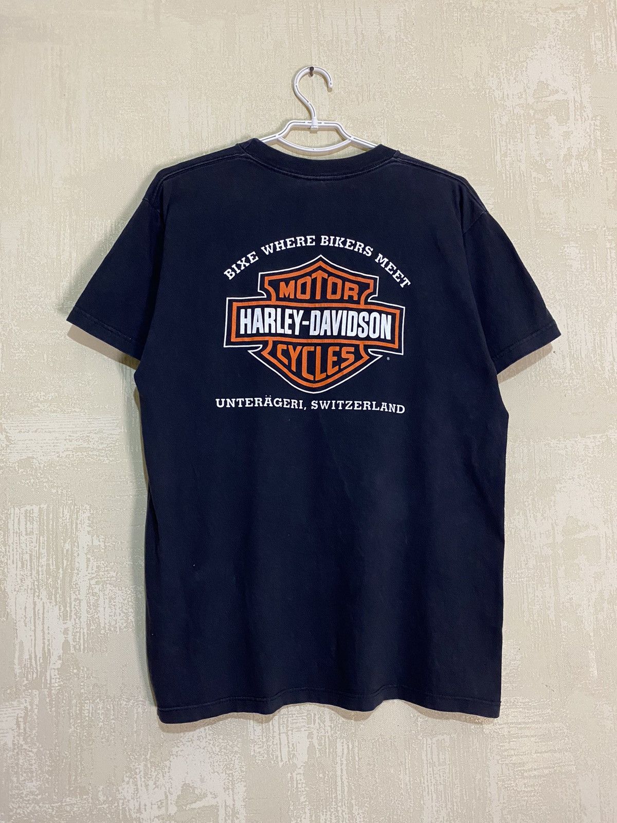 Harley Davidson × Vintage 2000s Vintage Harley Davidson Fire Flame Eagle T-Shirt Size US L / EU 52-54 / 3 - 4 Thumbnail
