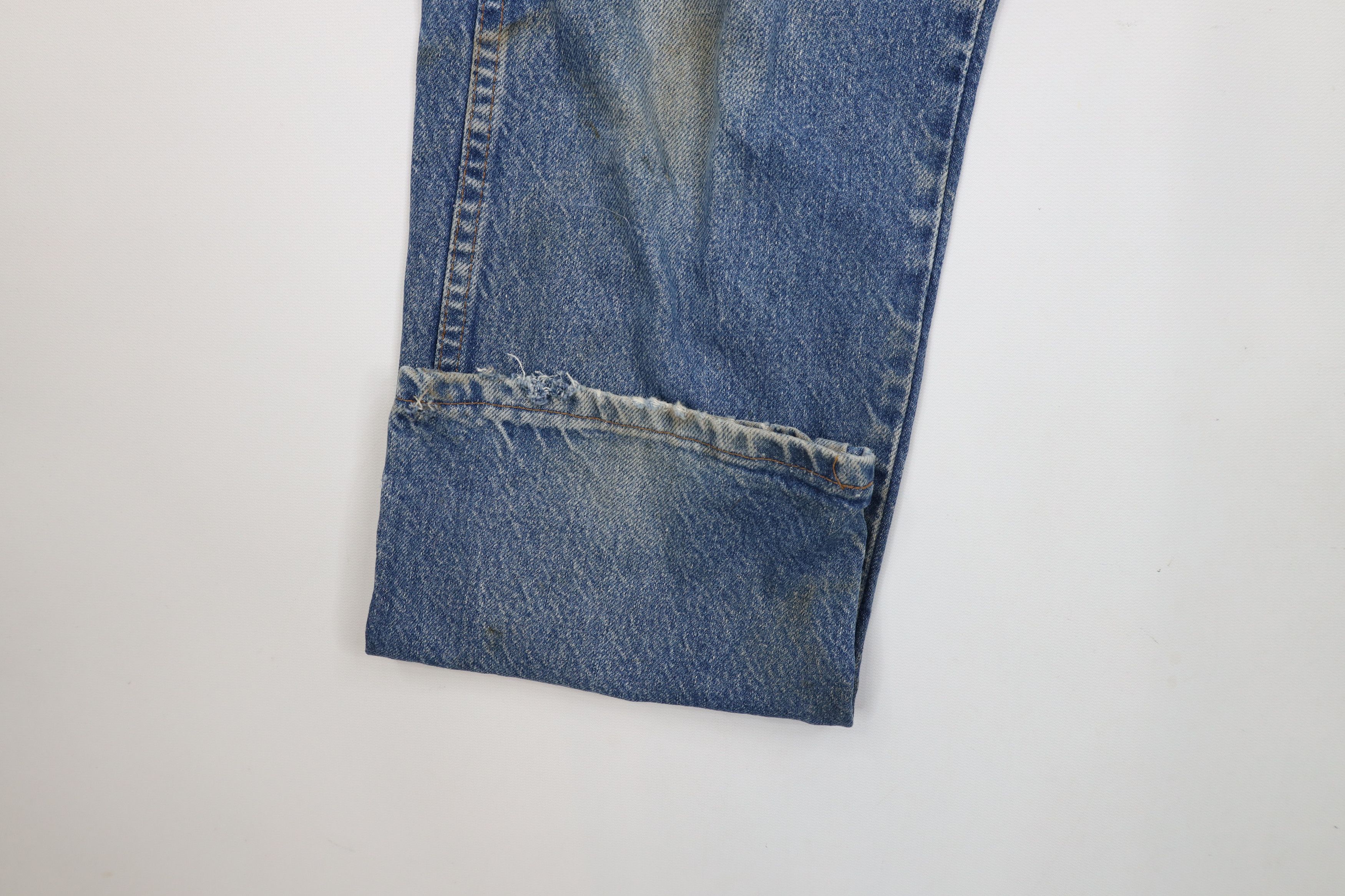Vintage Vintage 90s Streetwear Straight Leg Denim Jeans Blue USA Size US 34 / EU 50 - 7 Thumbnail